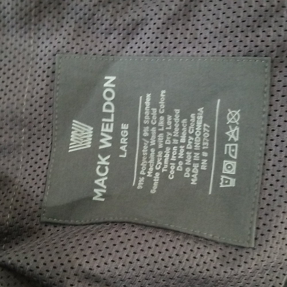 Men’s Mack Weldon Radius Pant, gray, size large